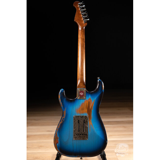 Paoletti Alfa Lounge HSS “Stratospheric” Thinline S-Style – Heavy Deep Blue