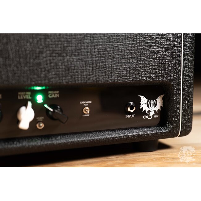 3rd Power Dragon Phantom DRGN 45 Amp Head – Black Faceplate &  White Piping