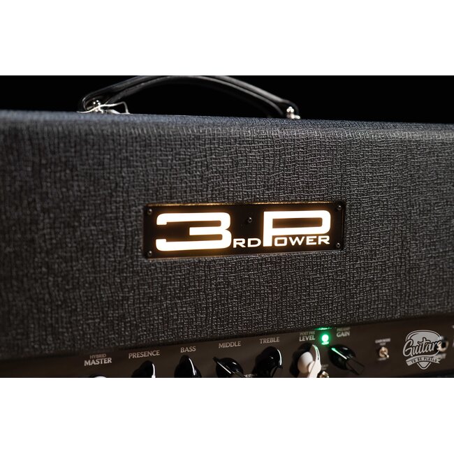 3rd Power Dragon Phantom DRGN 45 Amp Head – Black Faceplate &  White Piping