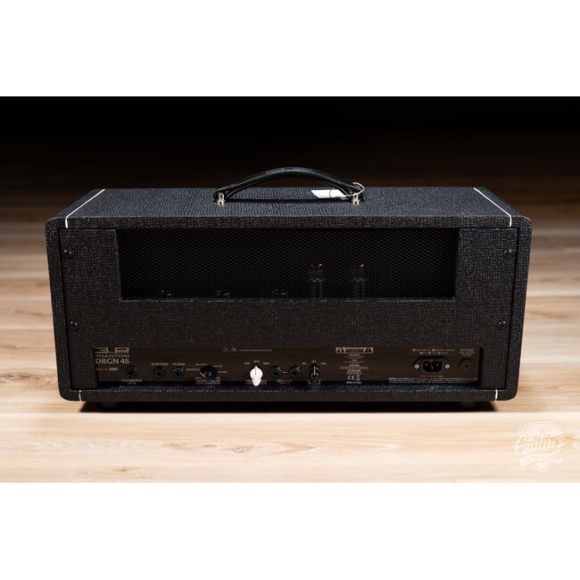 3rd Power Dragon Phantom DRGN 45 Amp Head – Black Faceplate &  White Piping