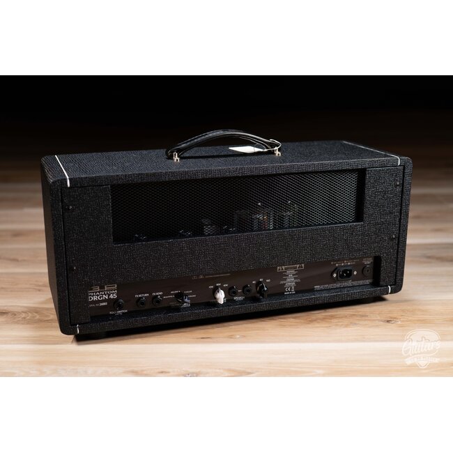 3rd Power Dragon Phantom DRGN 45 Amp Head – Black Faceplate &  White Piping