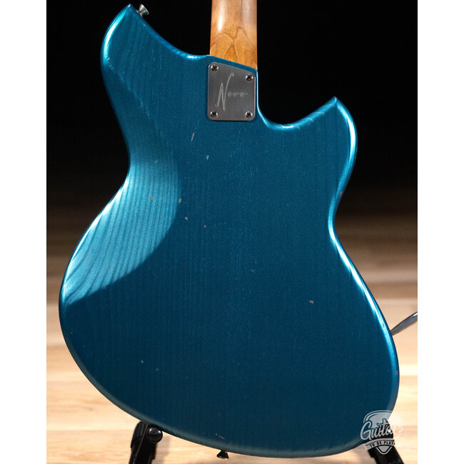Novo Custom Serus J Left-Handed Guitar w/ Lollar P-90s – Lake Placid Blue