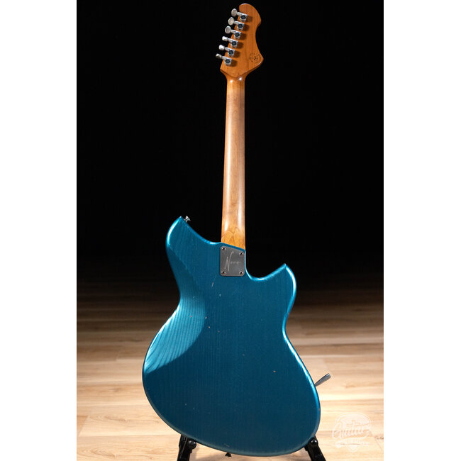 Novo Custom Serus J Left-Handed Guitar w/ Lollar P-90s – Lake Placid Blue