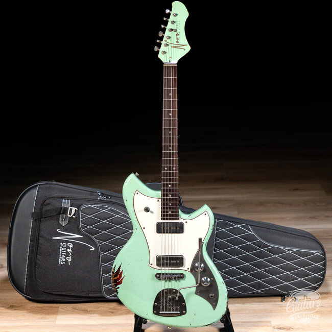 Novo Dealer Limited Nucleus Serus J Guitar – Surf Green over ‘64 3-Tone Burst