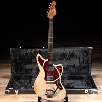 Veritas Guitars Veritas Riverton Swamp Ash Bigsby Guitar w/ Grizzlies – Trans Desert Sand