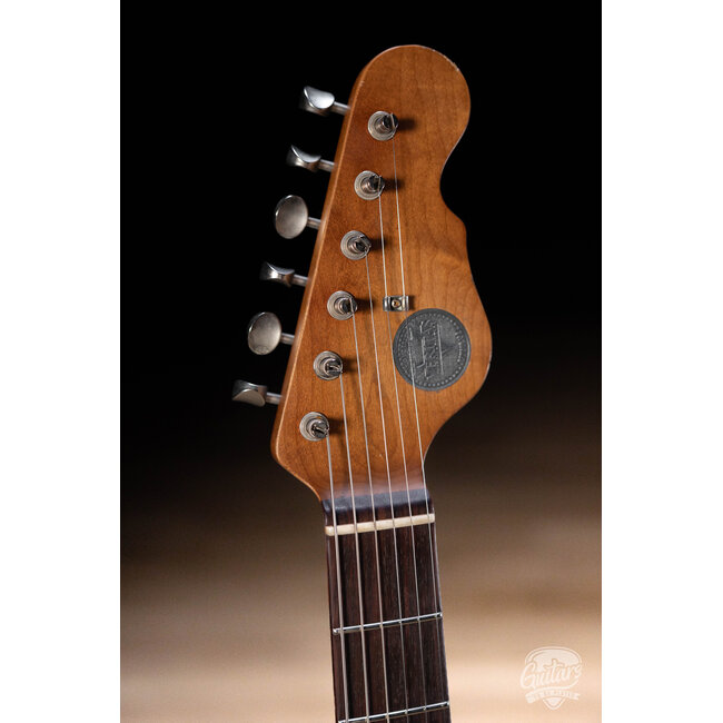 Veritas Riverton Swamp Ash Bigsby Guitar w/ Grizzlies – Trans Desert Sand