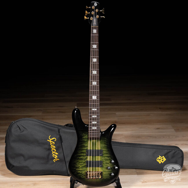 Spector Icon NS-5 Neck Through 5-String Bass w/ Gigbag – Haunted Moss