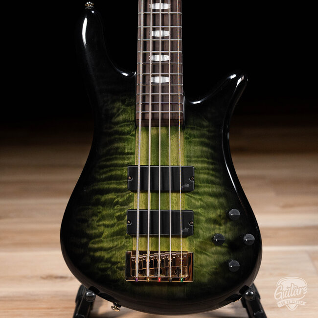 Spector Icon NS-5 Neck Through 5-String Bass w/ Gigbag – Haunted Moss