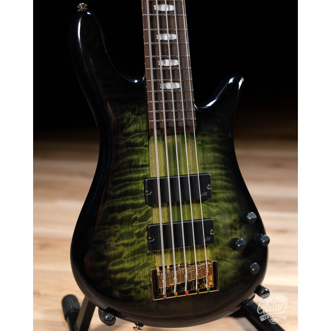 Spector Icon NS-5 Neck Through 5-String Bass w/ Gigbag – Haunted Moss