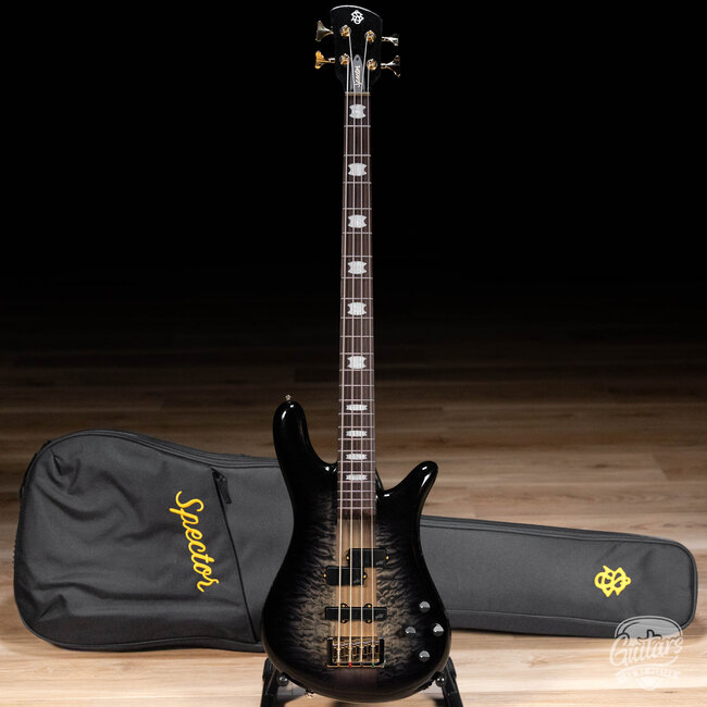Spector Icon NS-2 Neck-Thru 4-String Bass w/ Gigbag – Black Stain