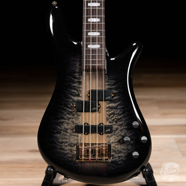 Spector Icon NS-2 Neck-Thru 4-String Bass w/ Gigbag – Black Stain