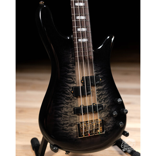 Spector Icon NS-2 Neck-Thru 4-String Bass w/ Gigbag – Black Stain