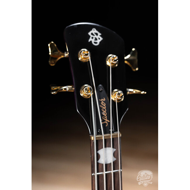 Spector Icon NS-2 Neck Through 4-String Bass w/ Gigbag – Purple Cherry