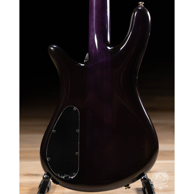 Spector Icon NS-2 Neck Through 4-String Bass w/ Gigbag – Purple Cherry