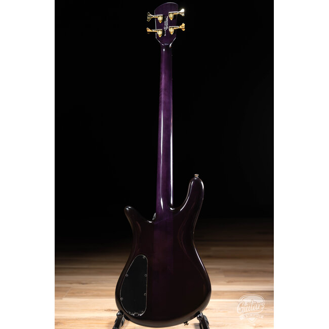 Spector Icon NS-2 Neck Through 4-String Bass w/ Gigbag – Purple Cherry
