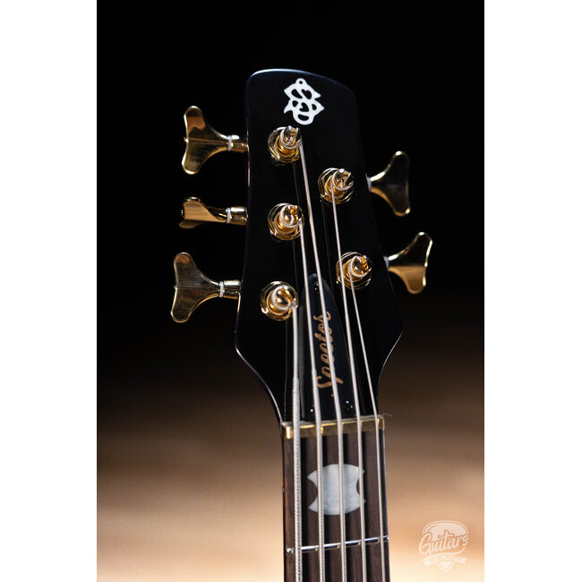 Spector Icon NS-5 Neck Through 5-String Bass w/ Gigbag – Purple Cherry