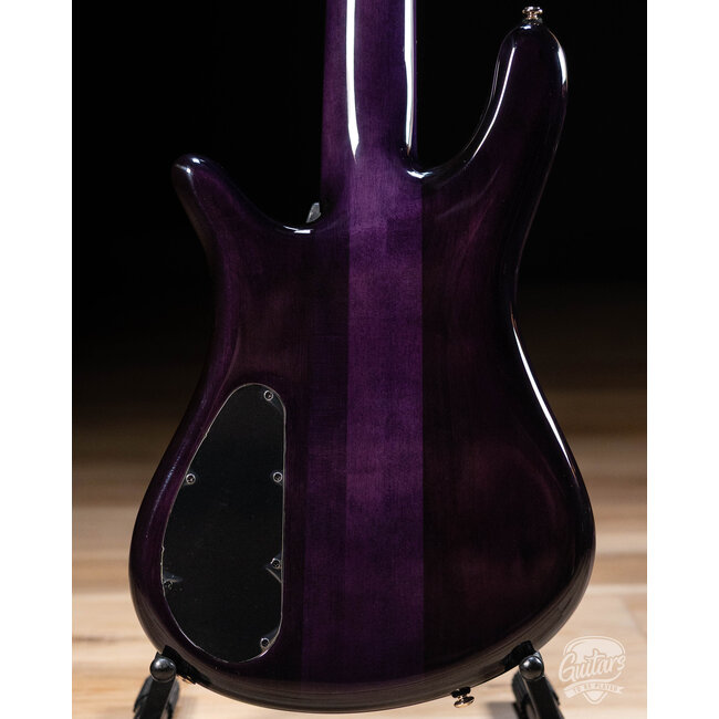 Spector Icon NS-5 Neck Through 5-String Bass w/ Gigbag – Purple Cherry