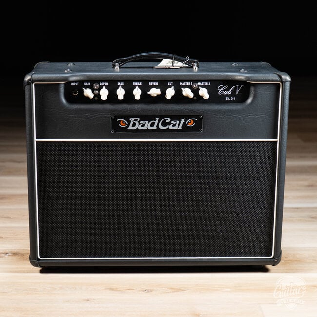 Bad Cat Cub V 40W Hand-Wired EL34 Tube 1x12 Combo w/ Footswitch & Cover
