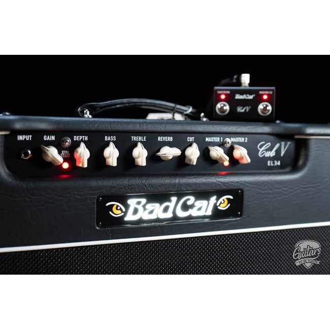 Bad Cat Cub V 40W Hand-Wired EL34 Tube 1x12 Combo w/ Footswitch & Cover
