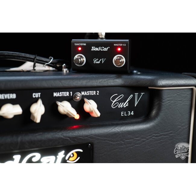 Bad Cat Cub V 40W Hand-Wired EL34 Tube 1x12 Combo w/ Footswitch & Cover