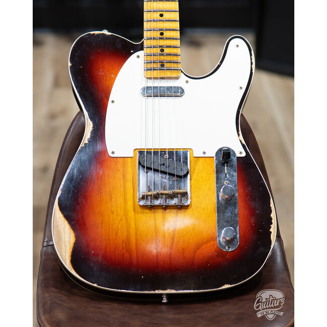 2024 Fender Custom Shop '59 Telecaster Custom Maple Neck Relic – Sunburst