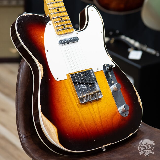 2024 Fender Custom Shop '59 Telecaster Custom Maple Neck Relic – Sunburst
