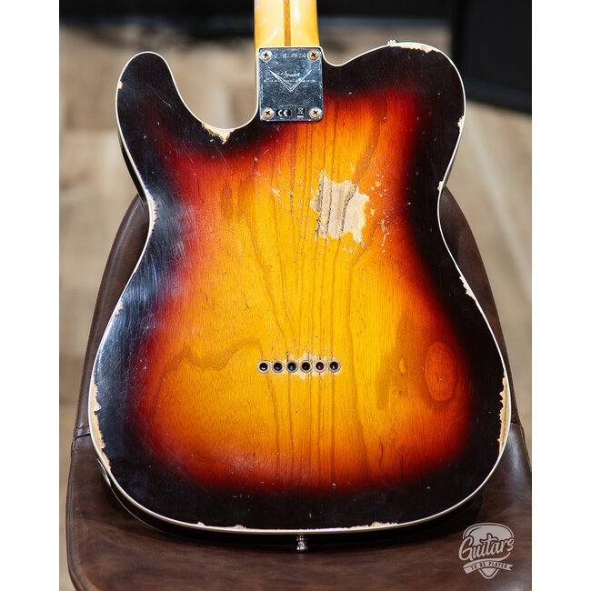 2024 Fender Custom Shop '59 Telecaster Custom Maple Neck Relic – Sunburst