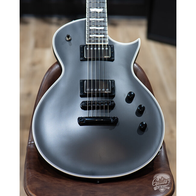 ESP E-II Eclipse EMG Guitar w/ Case – Black Satin (B-stock)