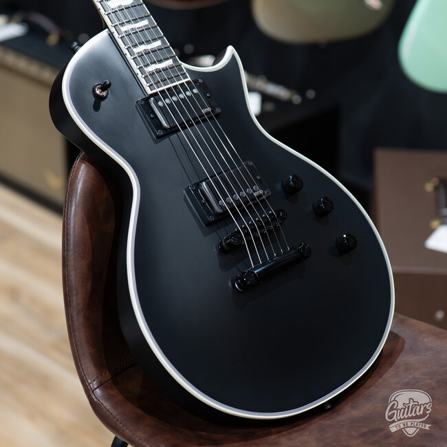 ESP E-II Eclipse EMG Guitar w/ Case – Black Satin (B-stock)