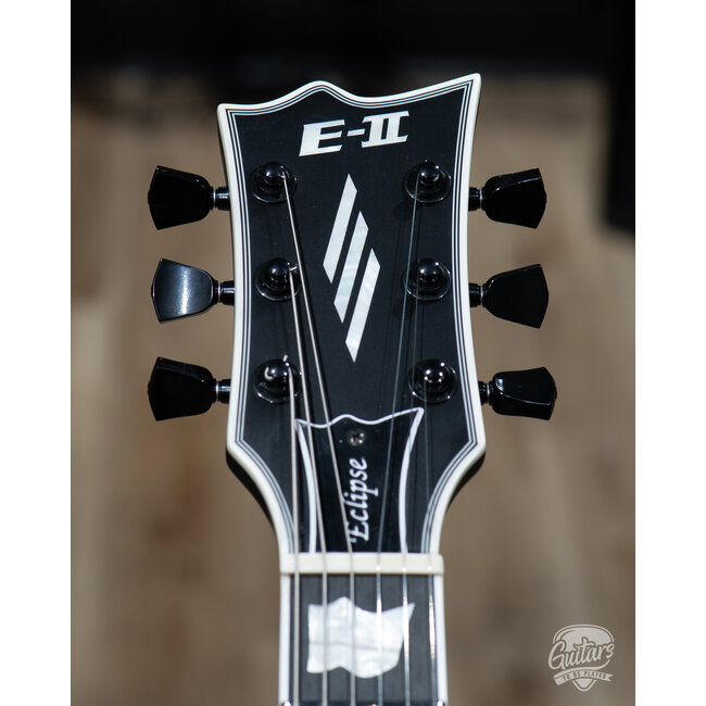 ESP E-II Eclipse EMG Guitar w/ Case – Black Satin (B-stock)