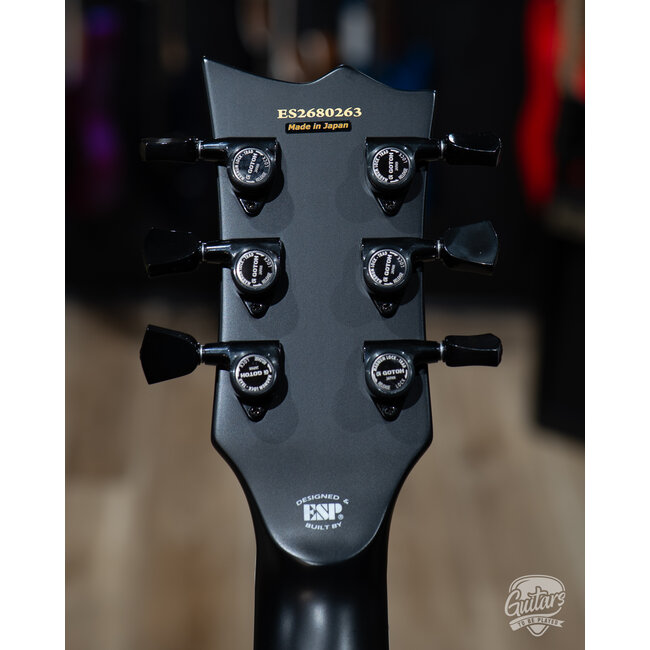 ESP E-II Eclipse EMG Guitar w/ Case – Black Satin (B-stock)