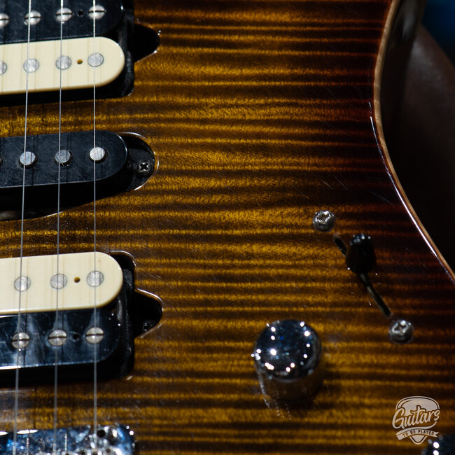 Used Suhr Modern Flame Maple Mahogany Guitar w/ Case – Bengal Burst