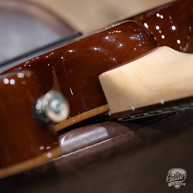 Used Suhr Modern Flame Maple Mahogany Guitar w/ Case – Bengal Burst