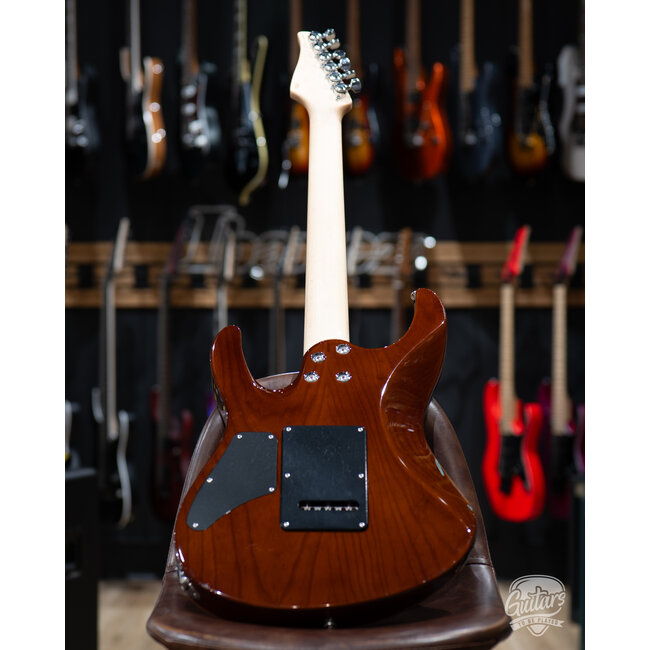 Used Suhr Modern Pro Series M7 Flame Maple Guitar w/ Case – Bengal Burst
