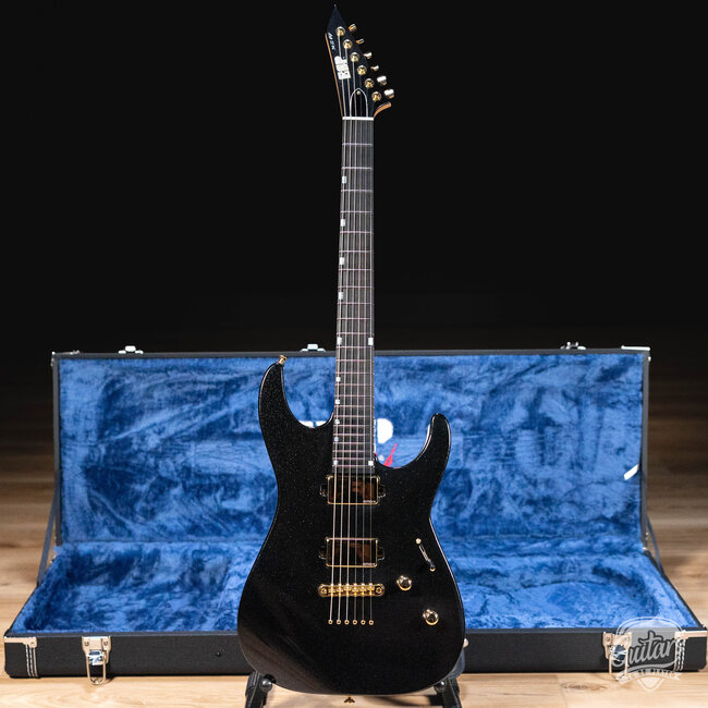 ESP USA M-II DX NT w/ EMG 81-X / 85-X & TOM Bridge – Sapphire Black Metallic