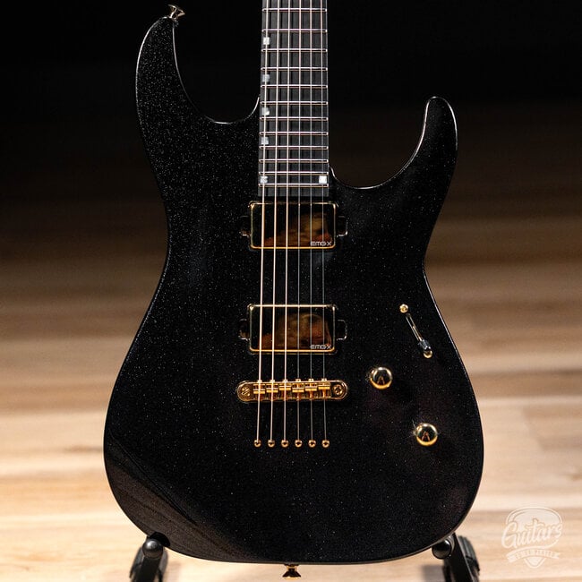 ESP USA M-II DX NT w/ EMG 81-X / 85-X & TOM Bridge – Sapphire Black Metallic