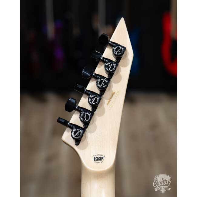 ESP E-II M-I NT Neck Thru Fishman Guitar w/ Case – Snow White (B-stock)