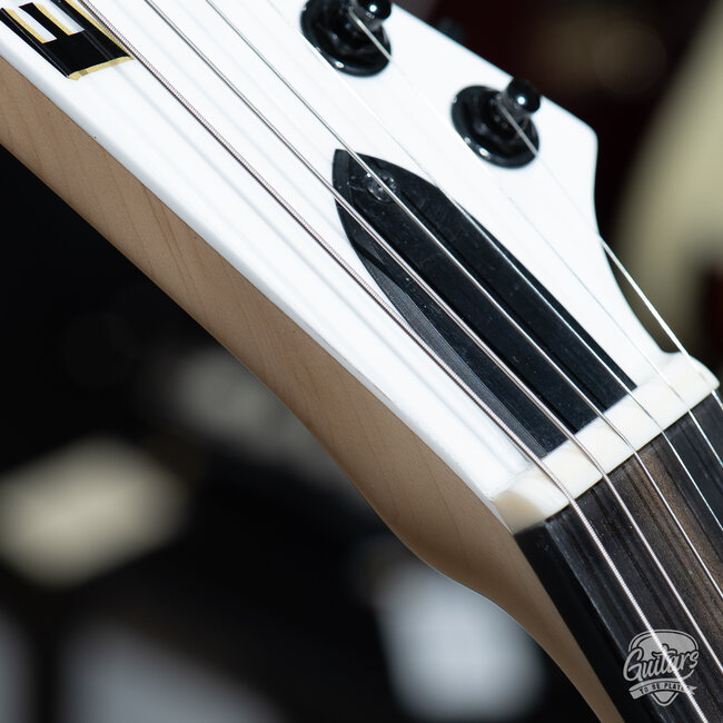 ESP E-II M-I NT Neck Thru Fishman Guitar w/ Case – Snow White (B-stock)