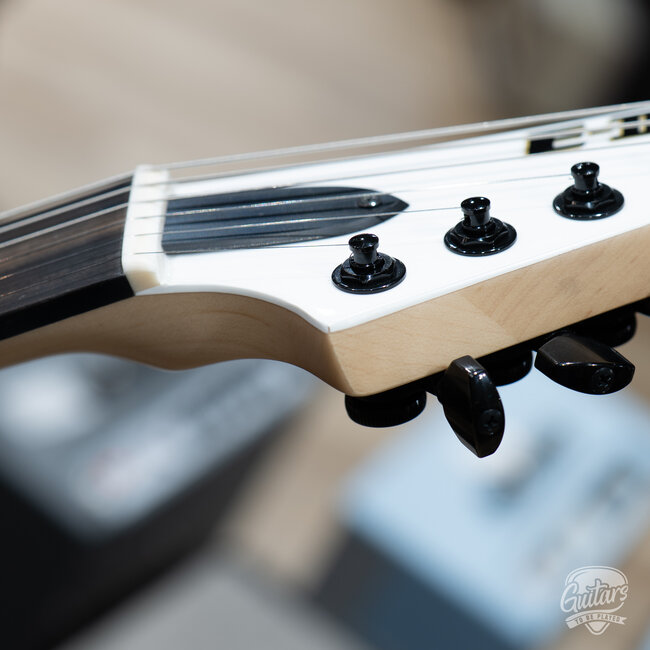 ESP E-II M-I NT Neck Thru Fishman Guitar w/ Case – Snow White (B-stock)