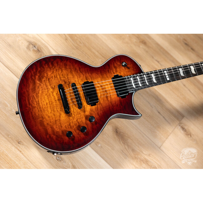 ESP E-II Eclipse Fishman Fluence Guitar w/ Case – Tiger Eye Sunburst
