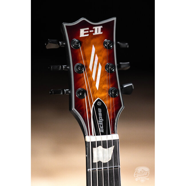 ESP E-II Eclipse Fishman Fluence Guitar w/ Case – Tiger Eye Sunburst