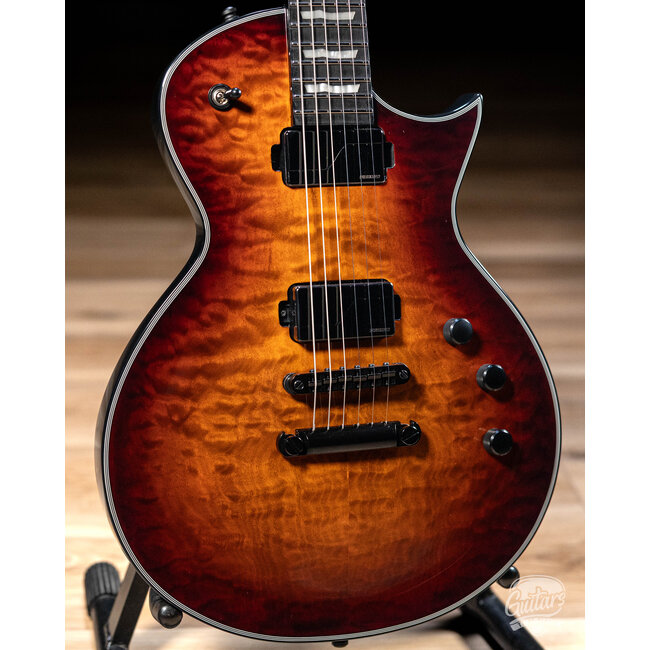 ESP E-II Eclipse Fishman Fluence Guitar w/ Case – Tiger Eye Sunburst