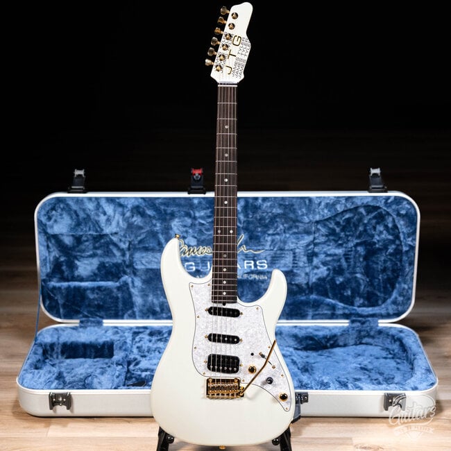 James Tyler Guitars JTG-MK1 S-Style Guitar w/ Case – White Pearl Metallic