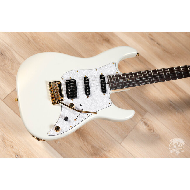 James Tyler Guitars JTG-MK1 S-Style Guitar w/ Case – White Pearl Metallic