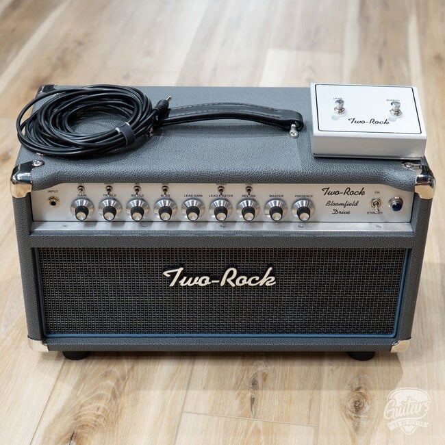 Two Rock Bloomfield Drive 100 Watt Head  w/ Footswitch – Slate Grey