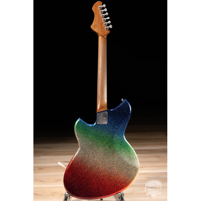 Novo Dealer Limited Serus J Lollar P-90s w/ Ebony Fretboard – Dark Side Sparkle