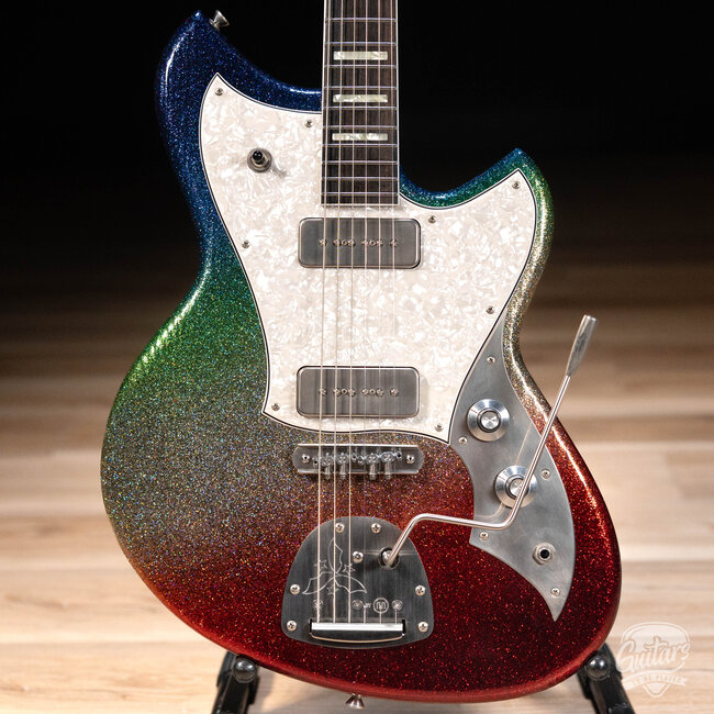Novo Dealer Limited Serus J Lollar P-90s w/ Ebony Fretboard – Dark Side Sparkle