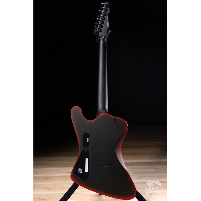 ESP LTD PHOENIX-7 BARITONE BLACK METAL – BLACK RED BURST SATIN