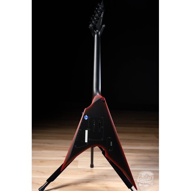 ESP LTD Arrow Black Metal Floyd Rose Guitar – Black Red Burst Satin