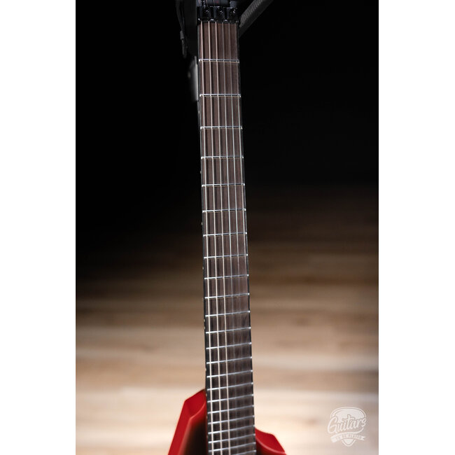 ESP LTD Arrow Black Metal Floyd Rose Guitar – Black Red Burst Satin